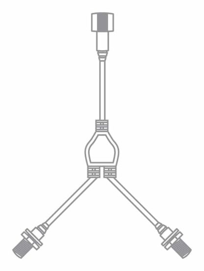 Y Splitter + 5m Male to Male cable - Image 2