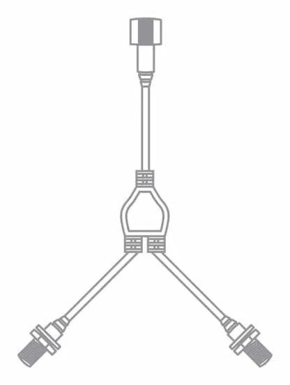 Y Splitter + 5m Male to Male cable - Image 2