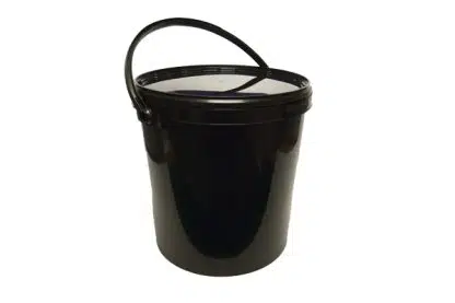 Black Bucket & lid 20ltr